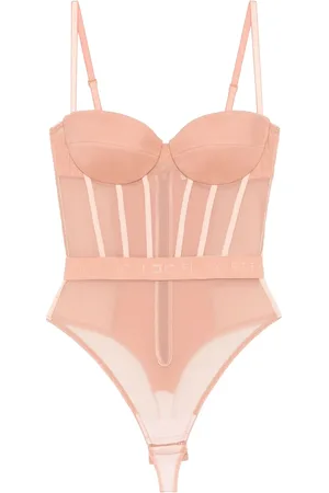 Elisabetta Franchi Logo-waistband bodysuit