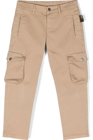 Roberto Cavalli Logo-patch cargo trousers