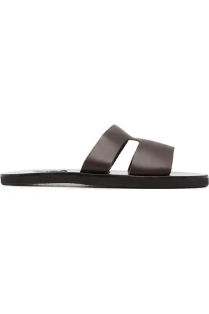 Ancient Greek Sandals Double-strap leather sandals