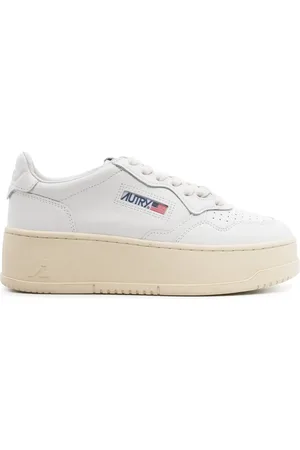 Autry Medalist platform leather sneakers