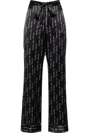 Kiki de Montparnasse F beautiful silk lounge tie up pajama pants