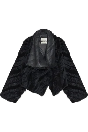 YVES SALOMON Cropped draped jacket