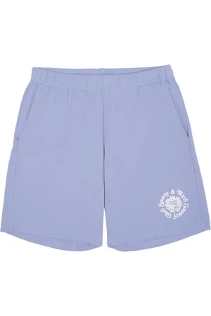 Sporty & Rich Monte Carlo cotton track shorts