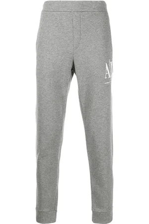 Armani Exchange Logo embroidered track pants