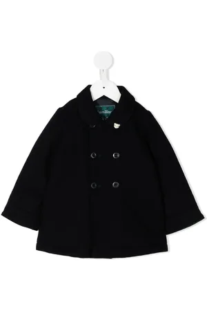 Familiar Double-breasted wool coat
