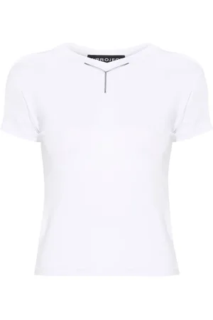 Y / PROJECT Logo-appliqu?? T-shirt