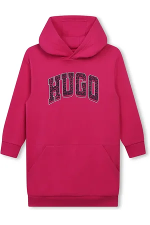 HUGO BOSS Logo-print hooded dress