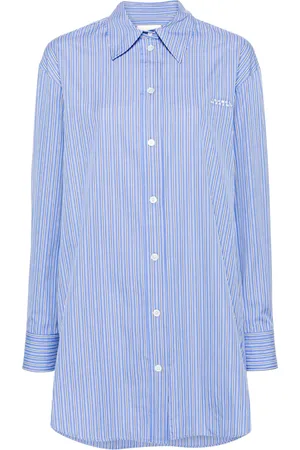 Isabel Marant Cylvany logo-embroidered shirt