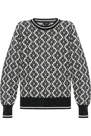 Kate Spade Monogram-pattern crew-neck sweater