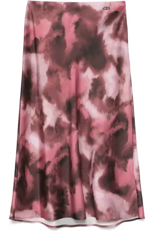 Liu Jo Abstract pattern midi skirt