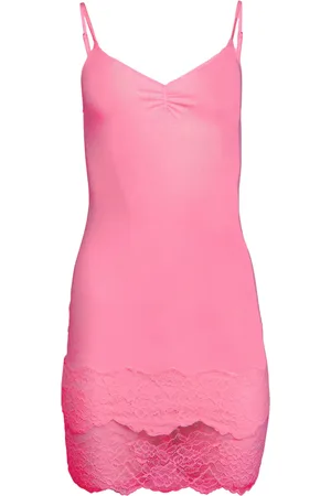 FLEUR DU MAL Organic-cotton slip dress