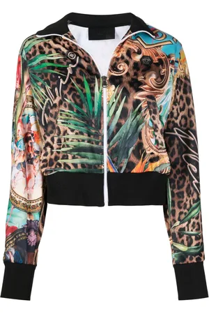 Philipp Plein Baroque Flowers-print jacket