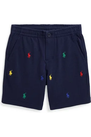 Ralph Lauren Polo Pony-embroidered cotton shorts
