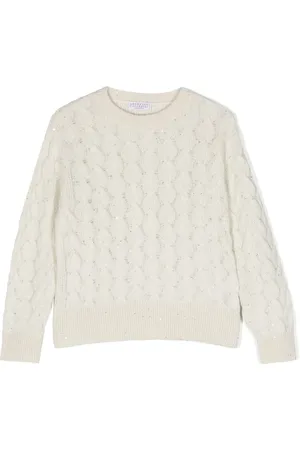 Brunello Cucinelli Cable-knit long-sleeve jumper