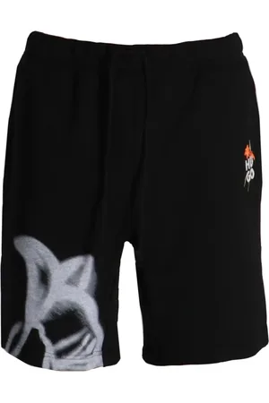 HUGO BOSS Floral embroidery shorts