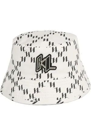 Karl Lagerfeld Logo-appliq??e reversible bucket hat