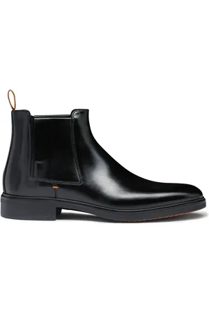 santoni Easy leather ankle boots