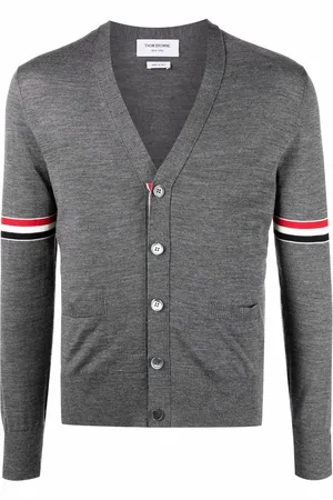 Thom Browne RWB striped cardigan
