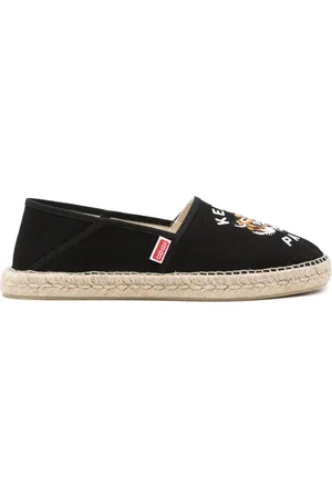 Kenzo Tiger Head canvas espadrilles