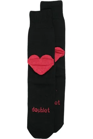 DOUBLET Heart-motif ankle socks
