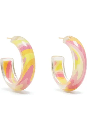 ALISON LOU Small Trippy Jelly hoop earrings