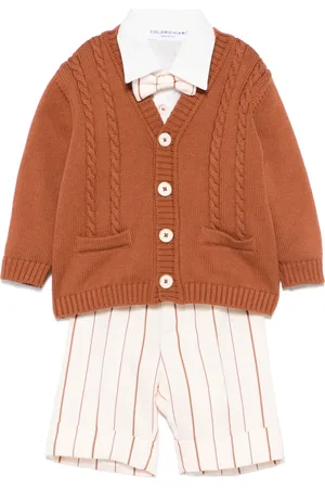 COLORICHIARI Striped short set