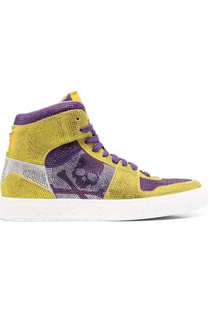 Philipp Plein Strass Skull high-top sneakers