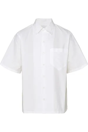 Prada Triangle-logo cotton shirt