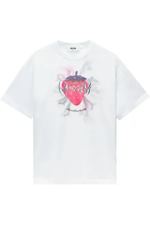 Msgm Graphic-print crew-neck T-shirt