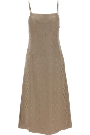 Fendi Satin midi dress