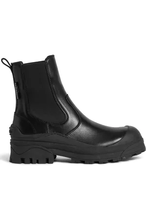 Dsquared2 Logo-embossed leather boots