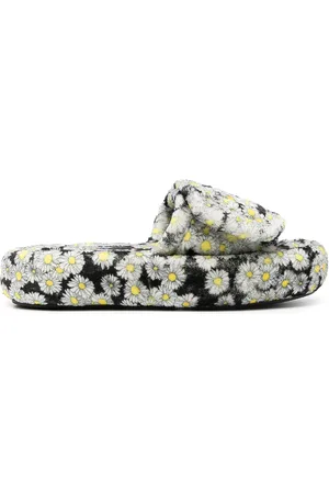 Natasha Zinko Floral-print platform slides