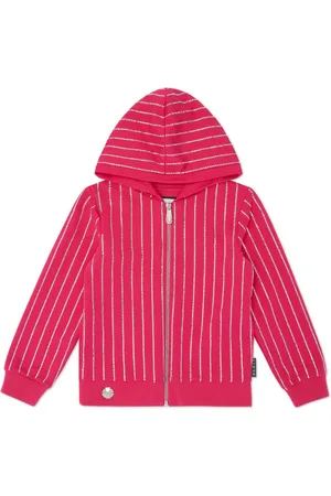 Philipp Plein Crystal-embellished zip-up hoodie