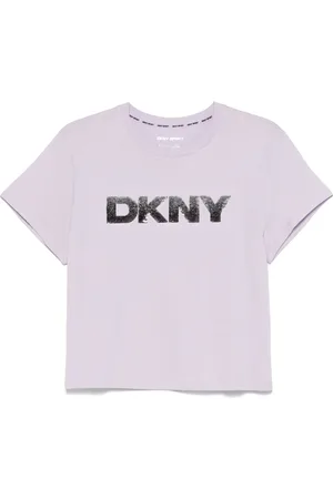 DKNY Rhinestone-embellished T-shirt