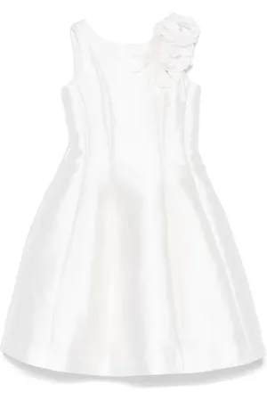 MONNALISA Floral-appliqu?? dress