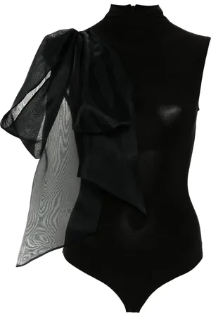 Atu Body Couture Draped-detail bodysuit