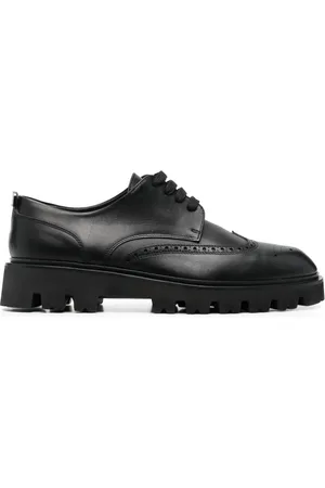 Sergio Rossi Perforated leather brogues