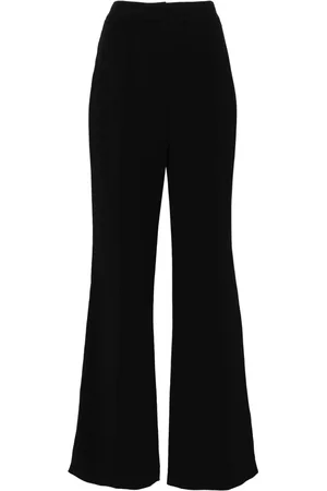 Elie saab Topstitch crepe trousers