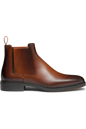 santoni Easy leather ankle boots