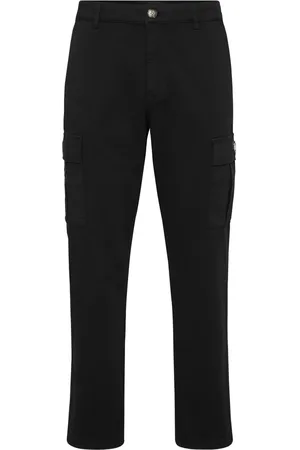 Philipp Plein Logo patch cargo trousers
