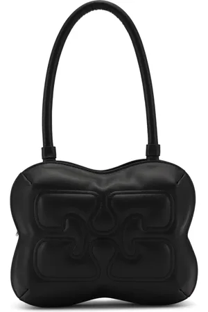 Ganni Butterfly leather shoulder bag
