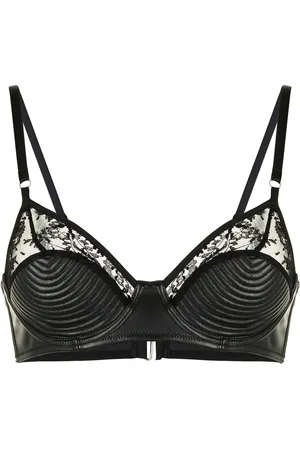 FLEUR DU MAL Bebe vegan-leather bra