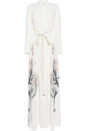 Saiid Kobeisy Floral-print kaftan dress
