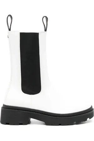 Guess Logo-plaque Chelsea leather boots