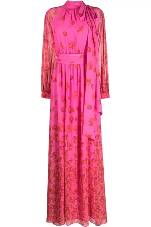 Sachin & Babi Vera floral-print chiffon gown