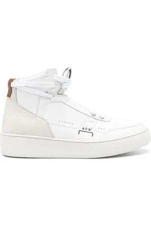 A-cold-wall* Logo-print leather hi-top sneakers