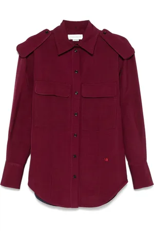 Victoria Beckham Logo-embroidered shirt