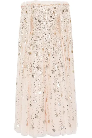 Needle & Thread Shooting stars cape ankle gown