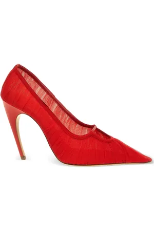 Nensi Dojaka 100mm tulle pumps