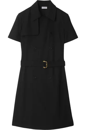 Burberry Belted wool minidress